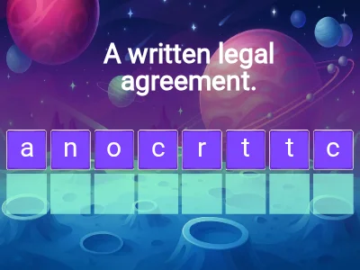 Contracts & Agreements