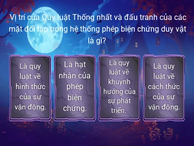 Quy luật Thống nhất và Đấu tranh của các mặt đối lập(Triết).
